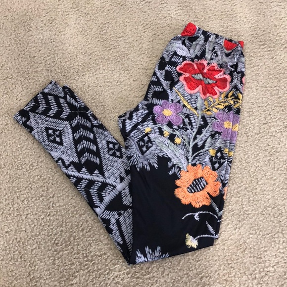 Johnny Was Pants - Johnny Was Printed Gorgeous Boho Leggings